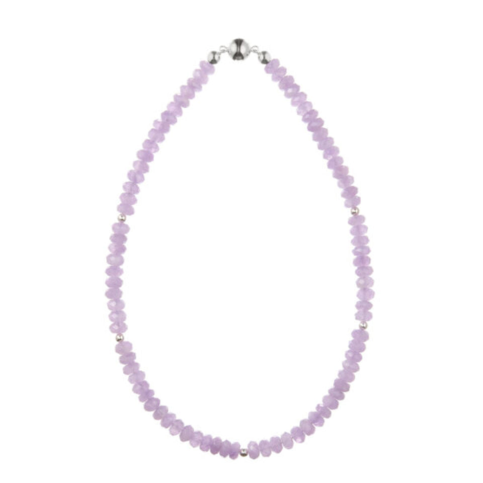Lavender Amethyst Gemstone Necklace