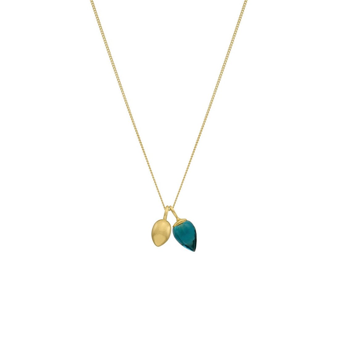 Relic Droplet Charm Necklace