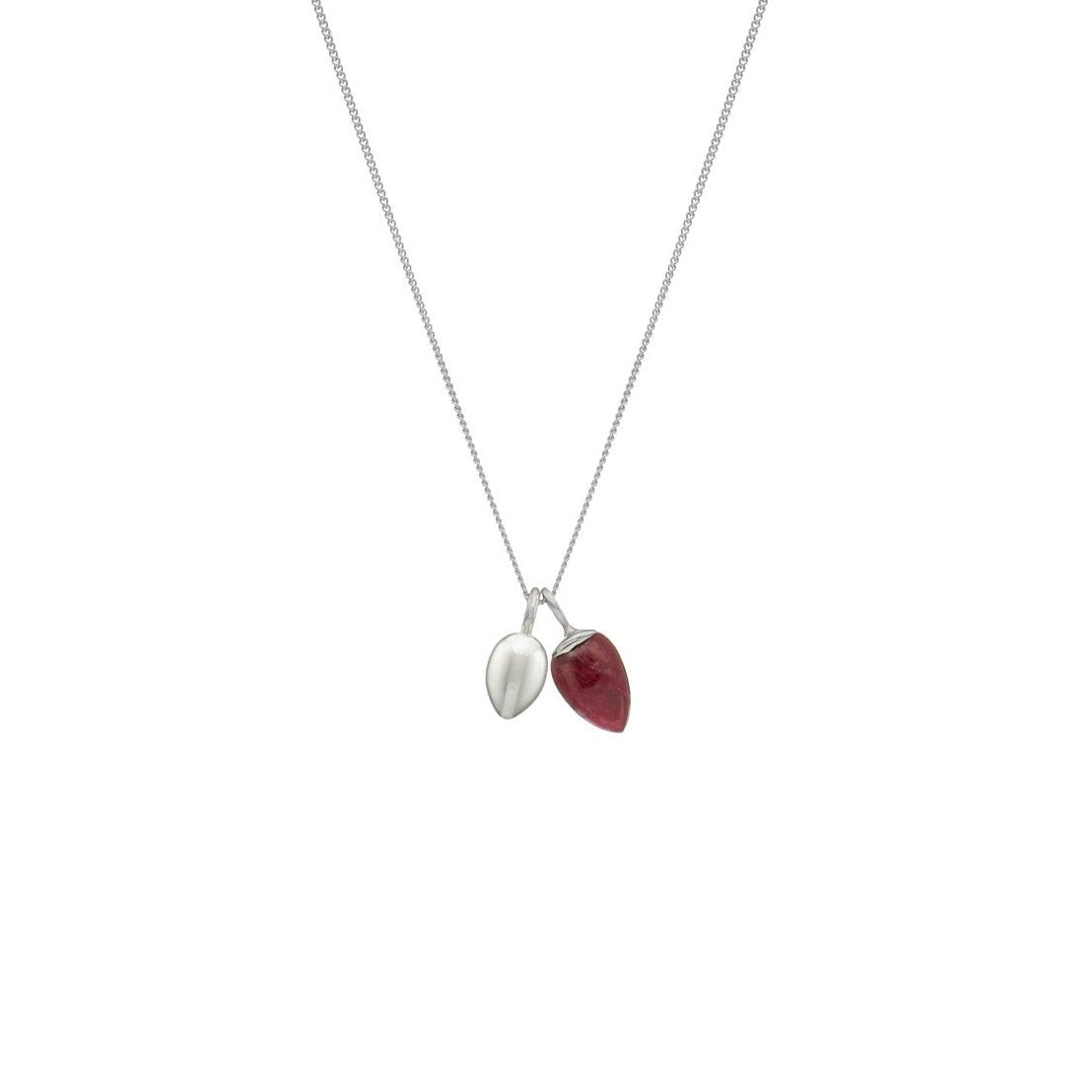 Relic Droplet Charm Necklace