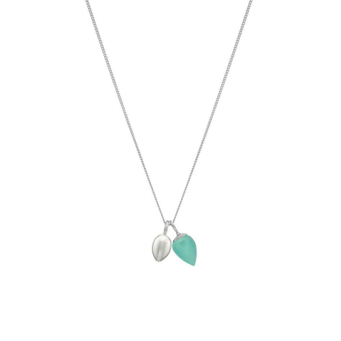 Relic Droplet Charm Necklace
