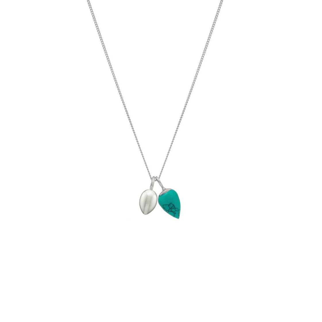 Relic Droplet Charm Necklace