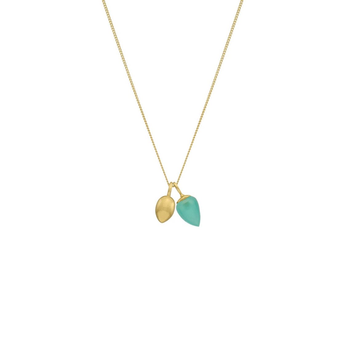 Relic Droplet Charm Necklace