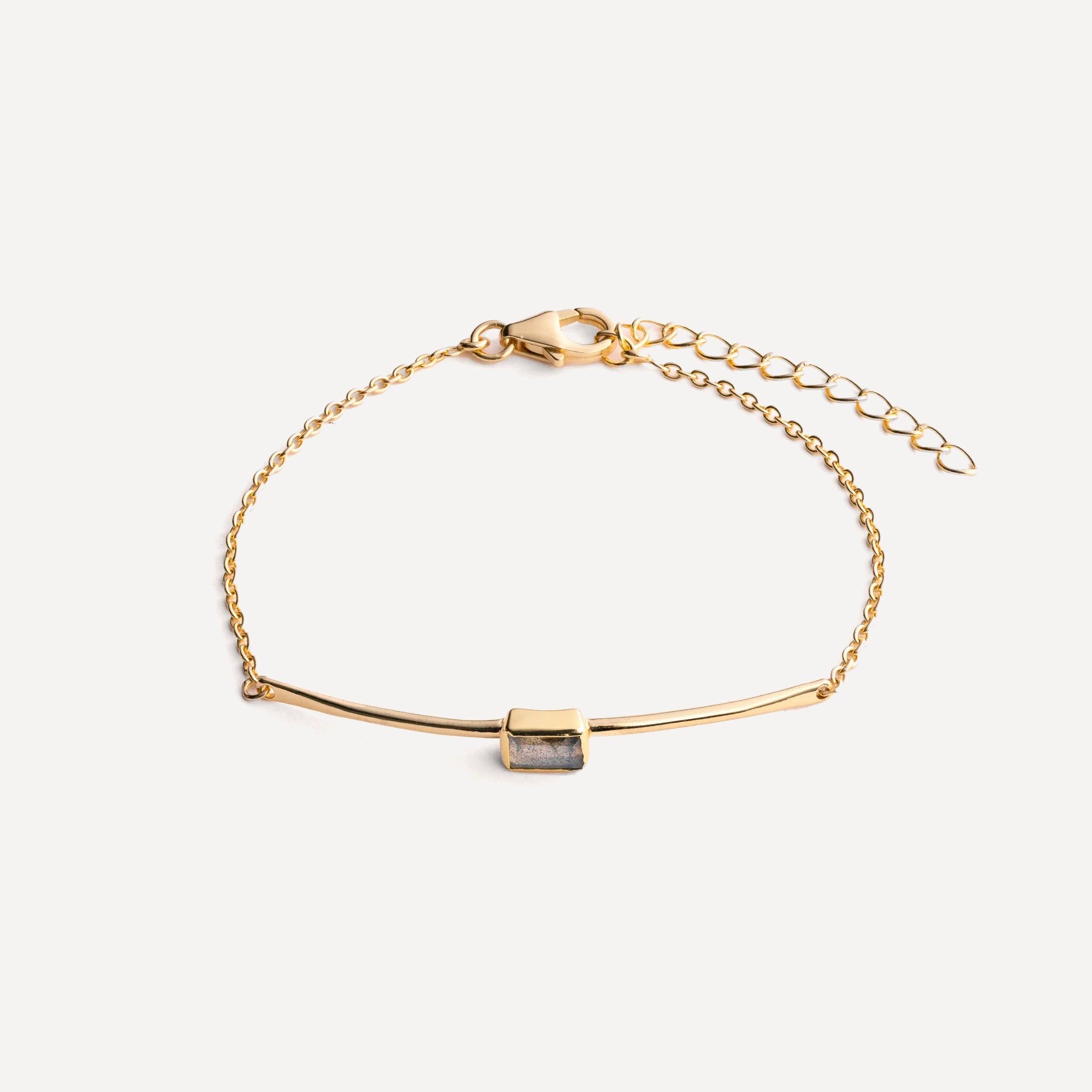 Manhattan Bracelet in Labradorite