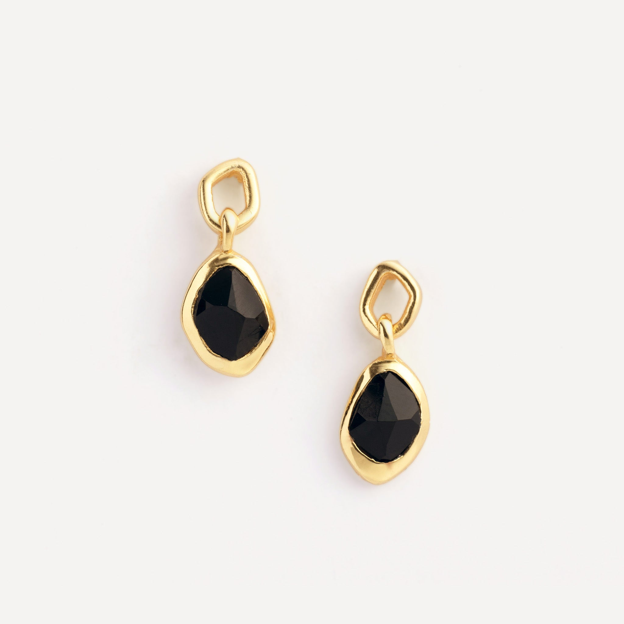 Dapple Earrings with Black Onyx