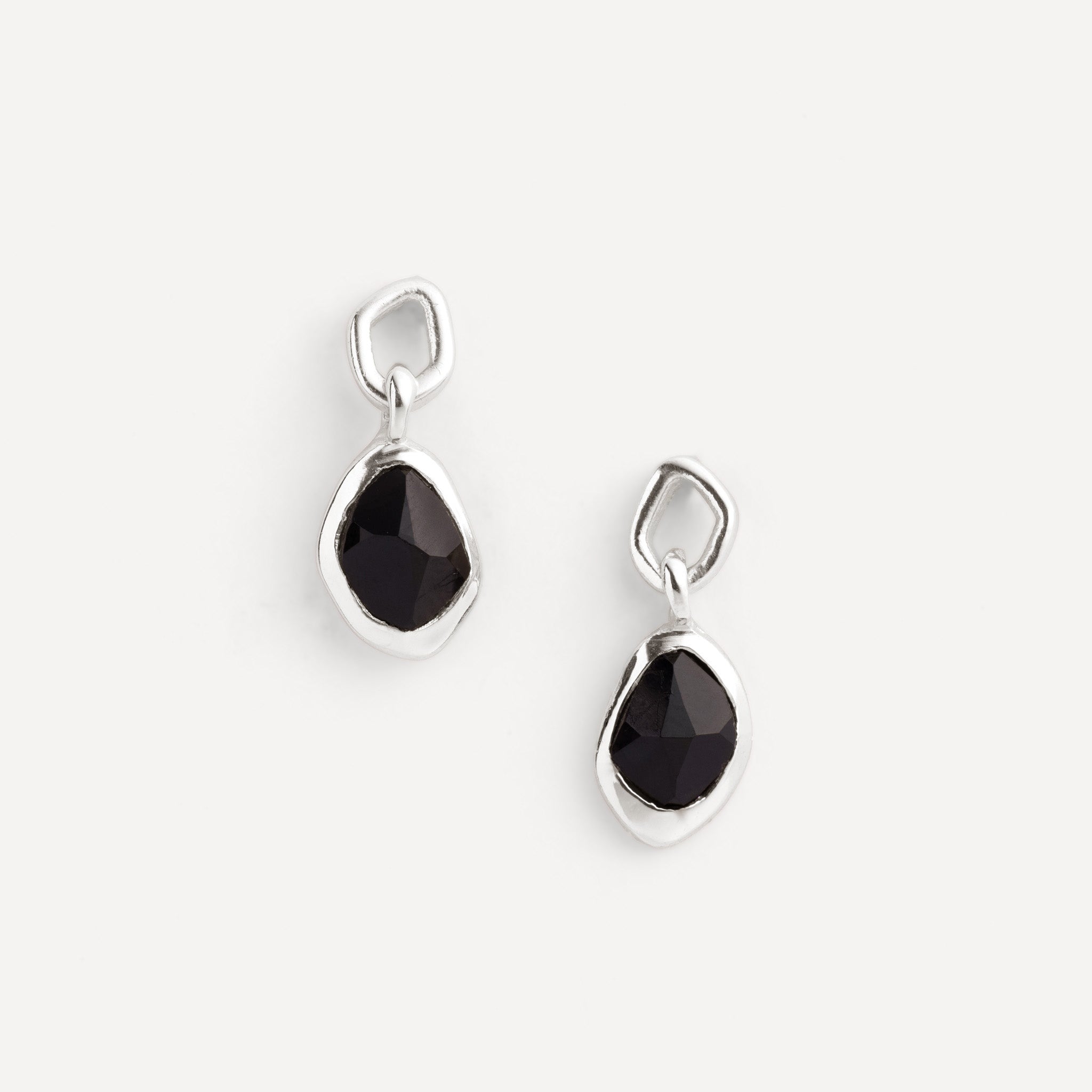 Dapple Earrings with Black Onyx