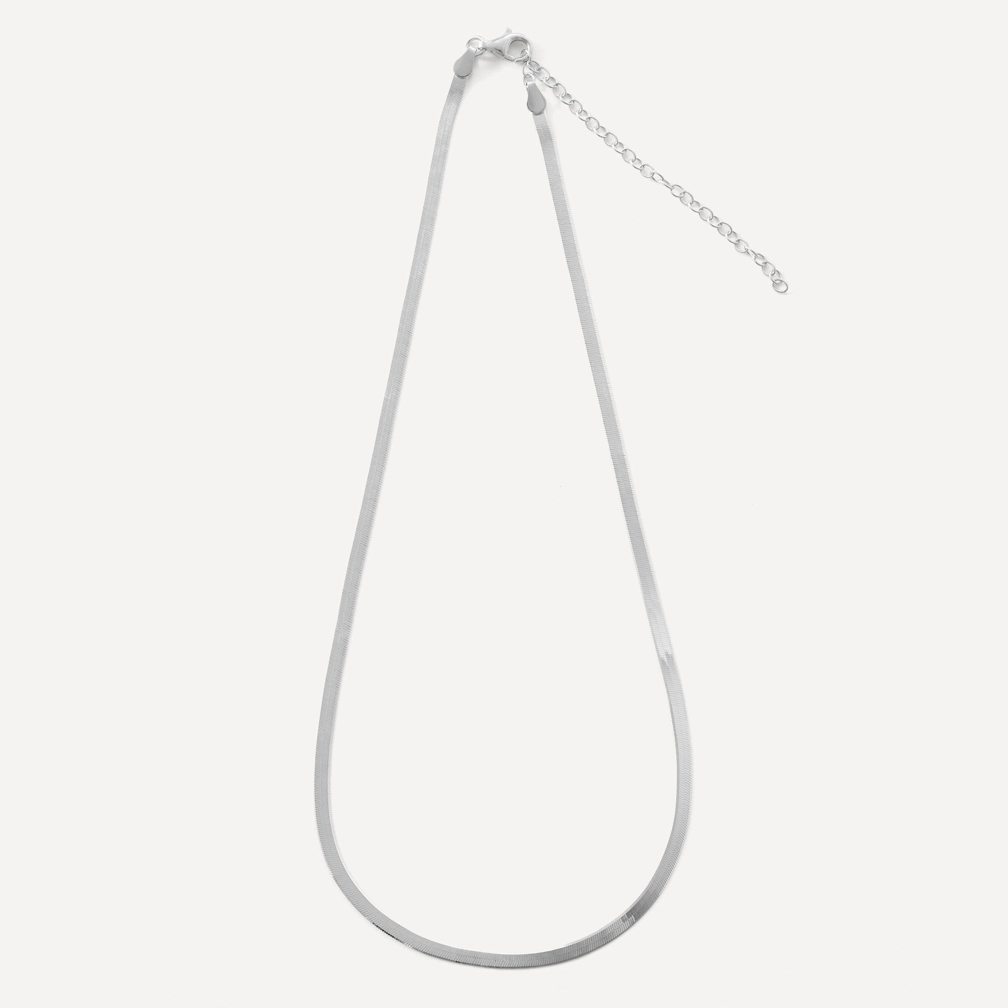 Flat Snake Chain Necklace