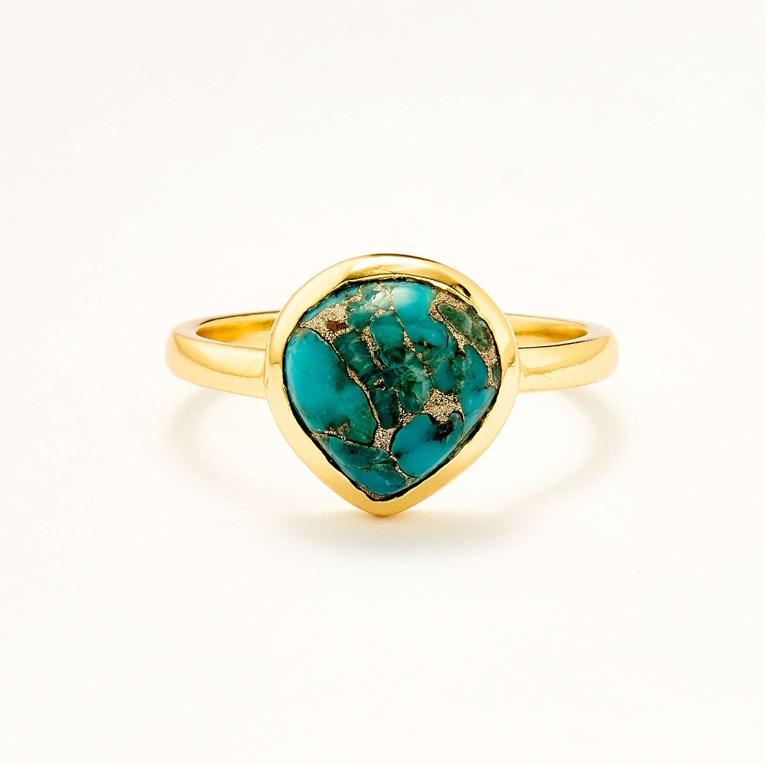 Maldives Ring - Turquoise, Gold