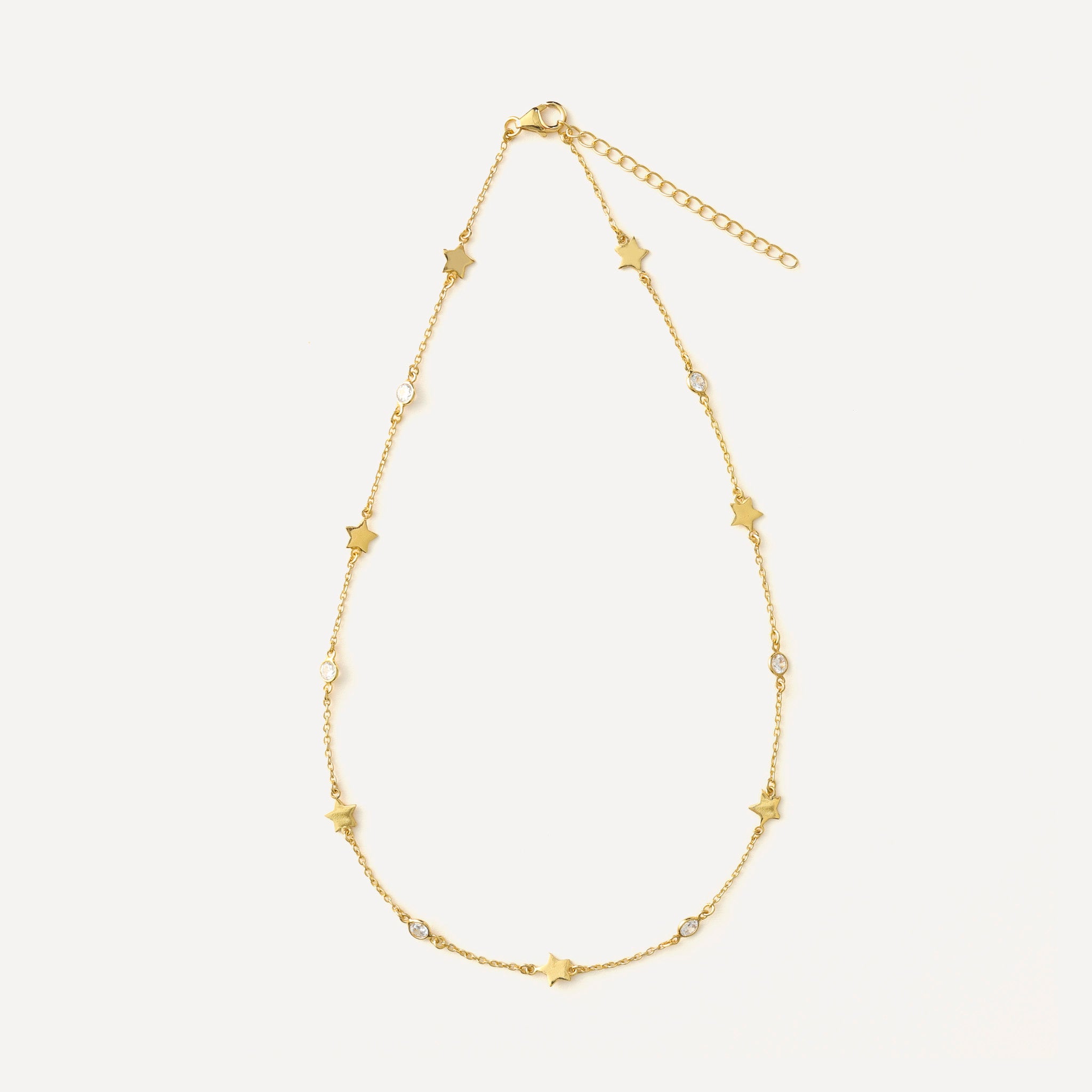 Star Cluster Necklace with CZ's