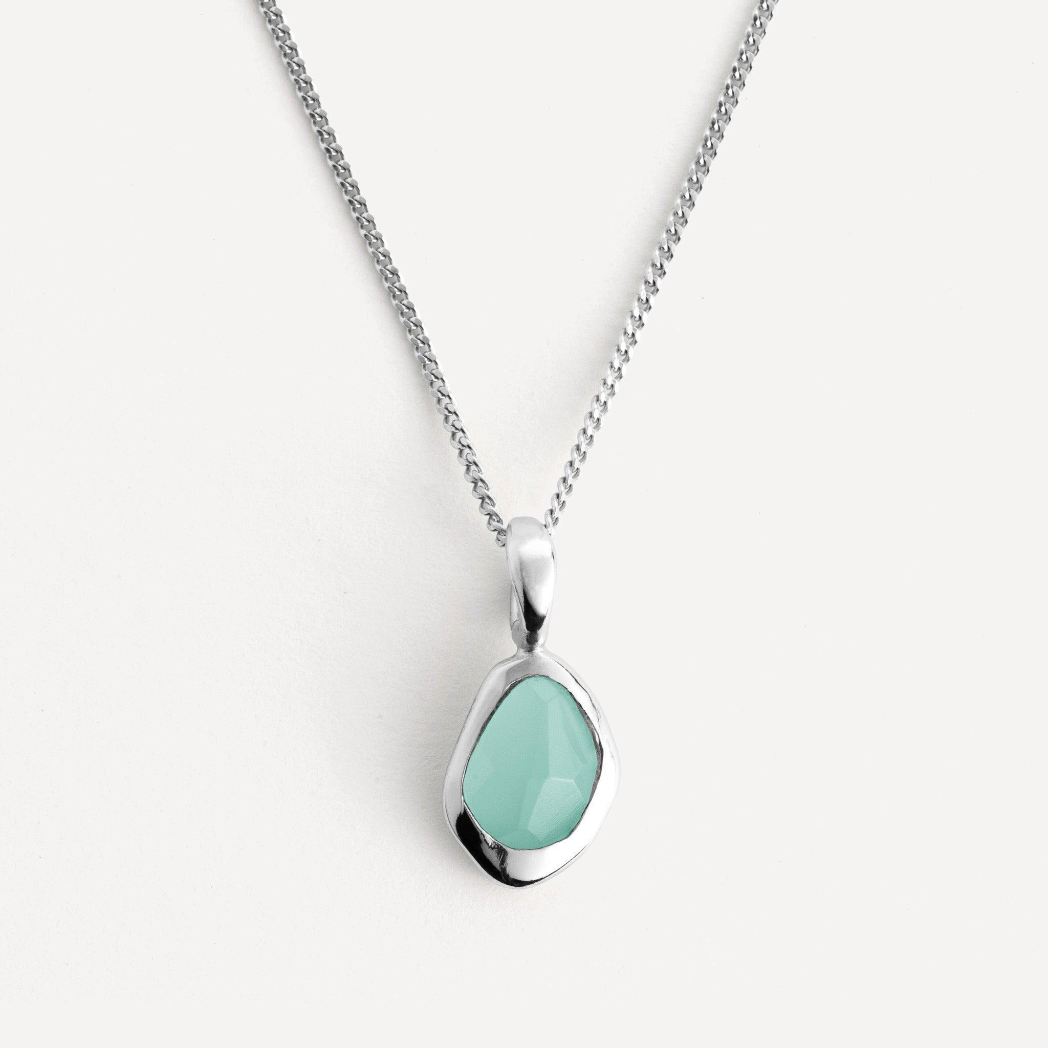 Pendant features a sparkling, handcut natural gemstone and is crafted from sterling silver or 18ct gold vermeil.