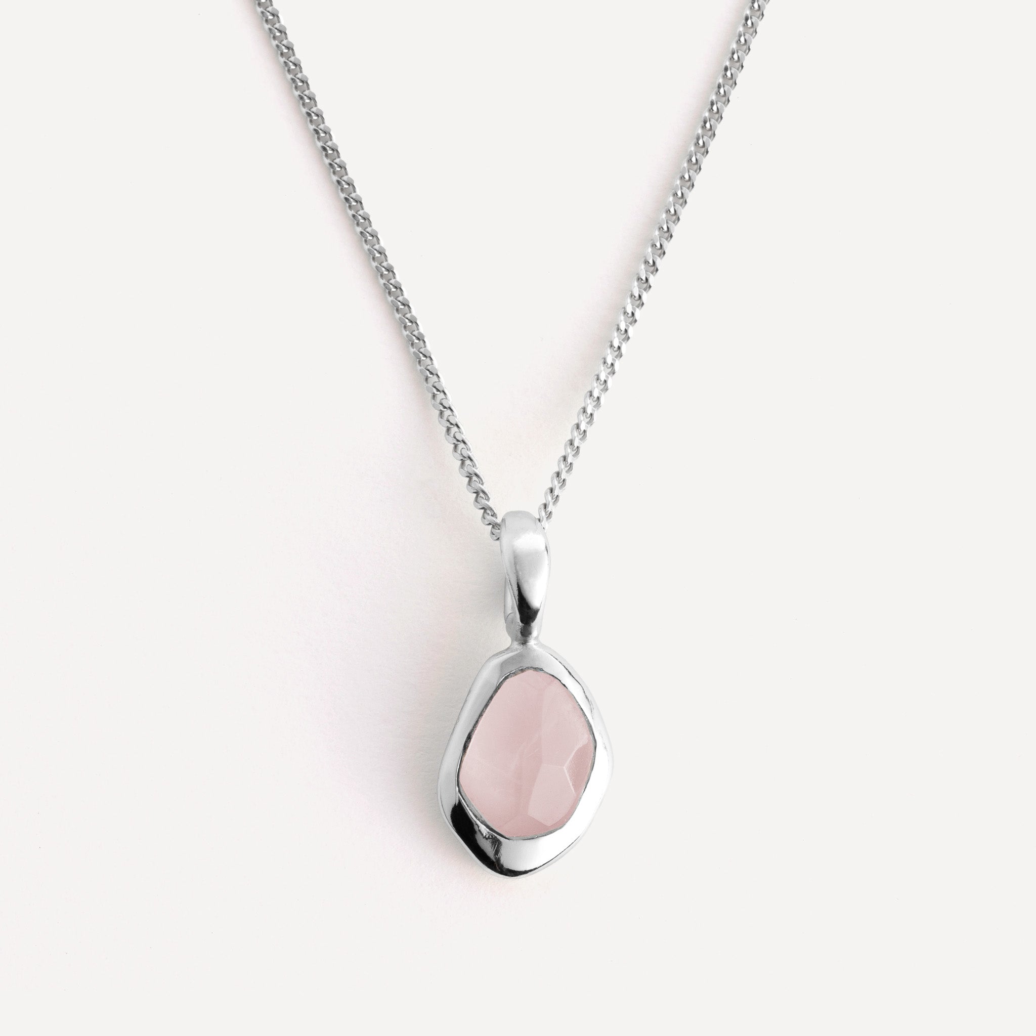 Pendant features a sparkling, handcut natural gemstone and is crafted from sterling silver or 18ct gold vermeil.