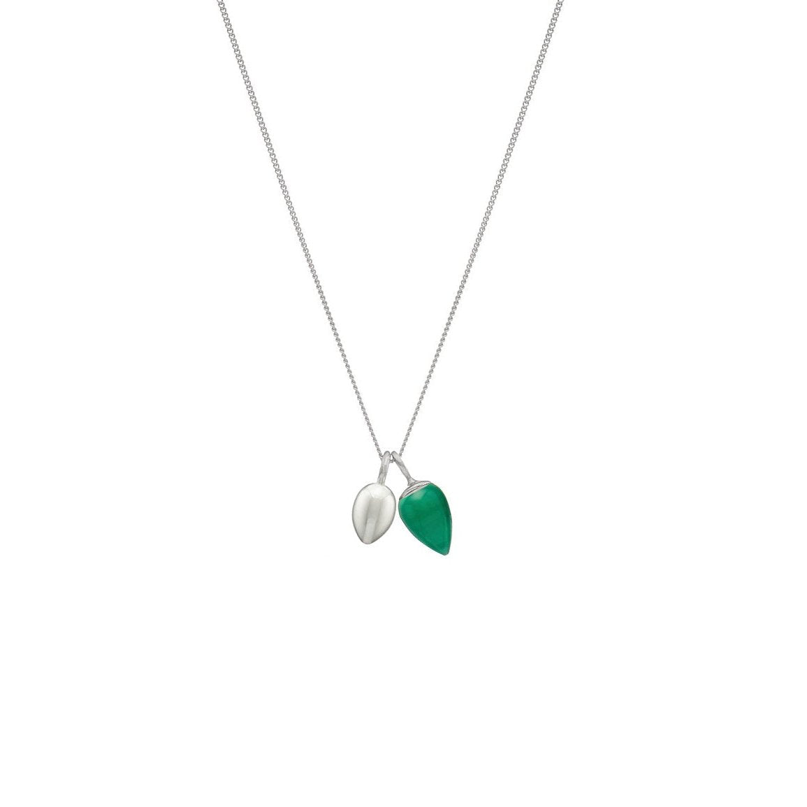 Relic Droplet Charm Necklace