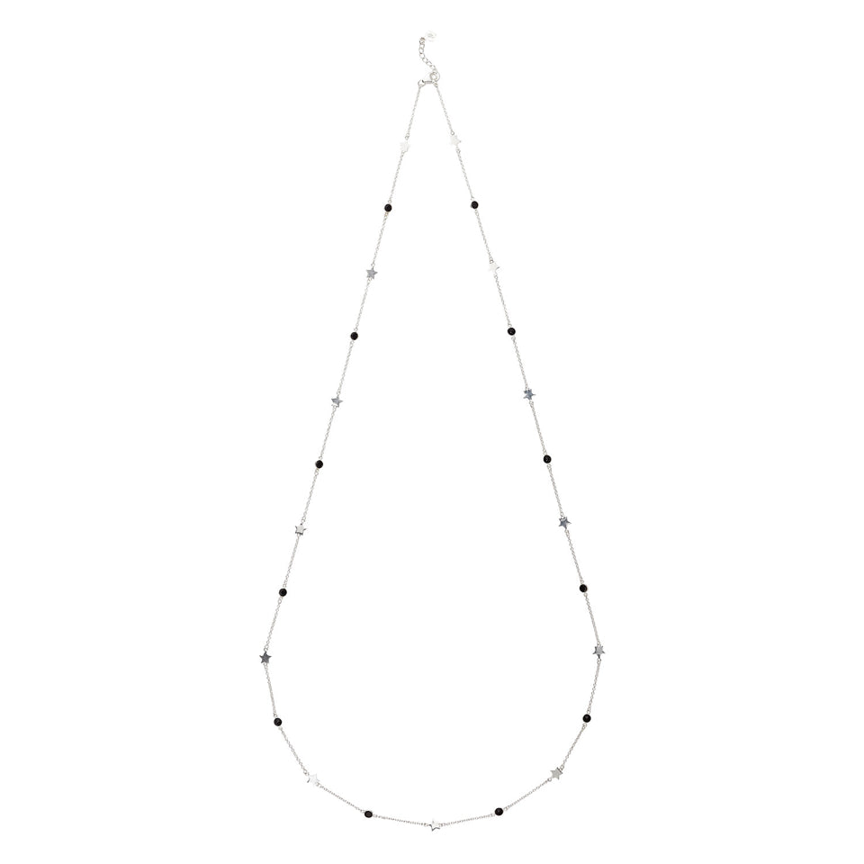 Falling Stars Necklace with Back Spinel