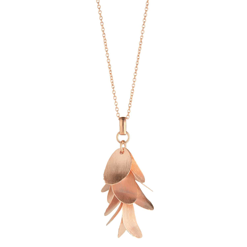 Petal Drop Long Pendant