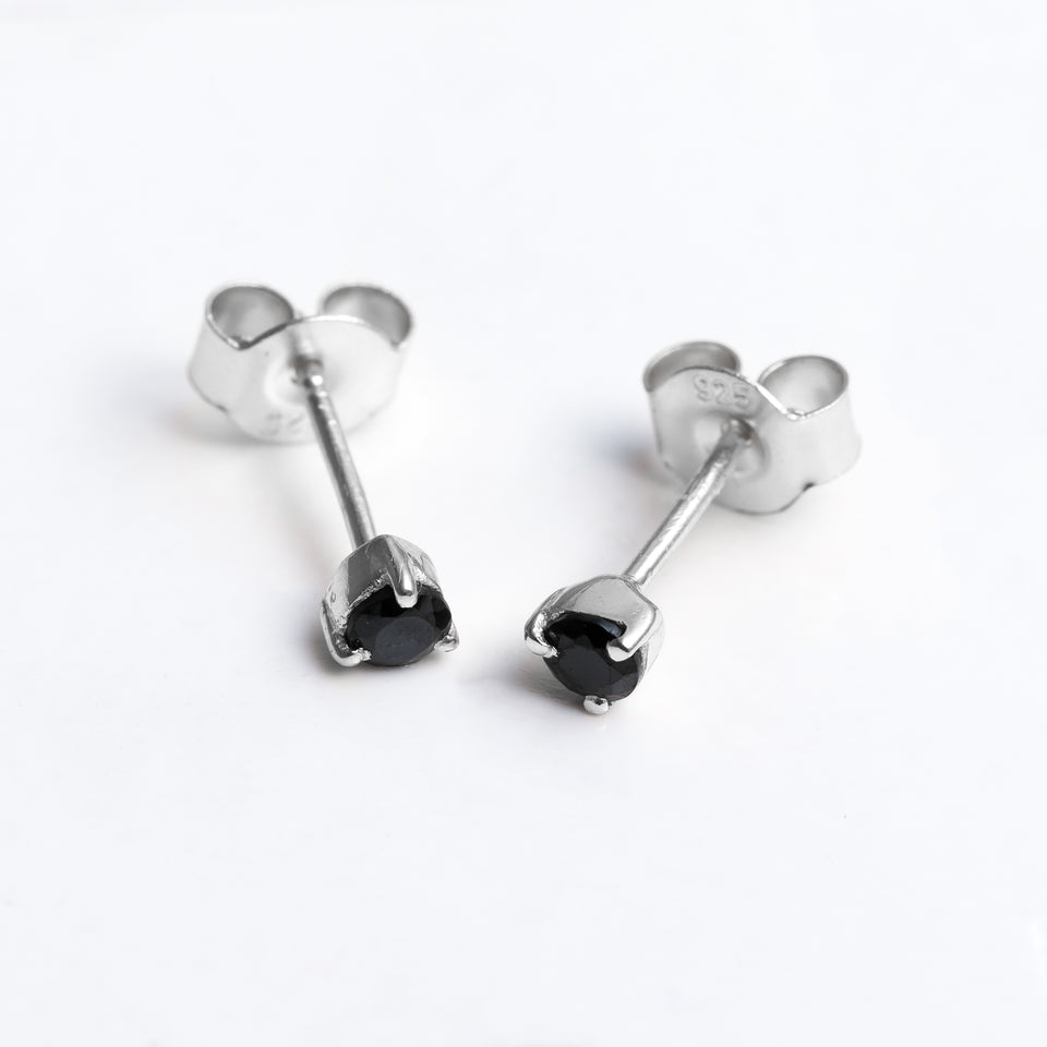 Tiny Gemstone Studs