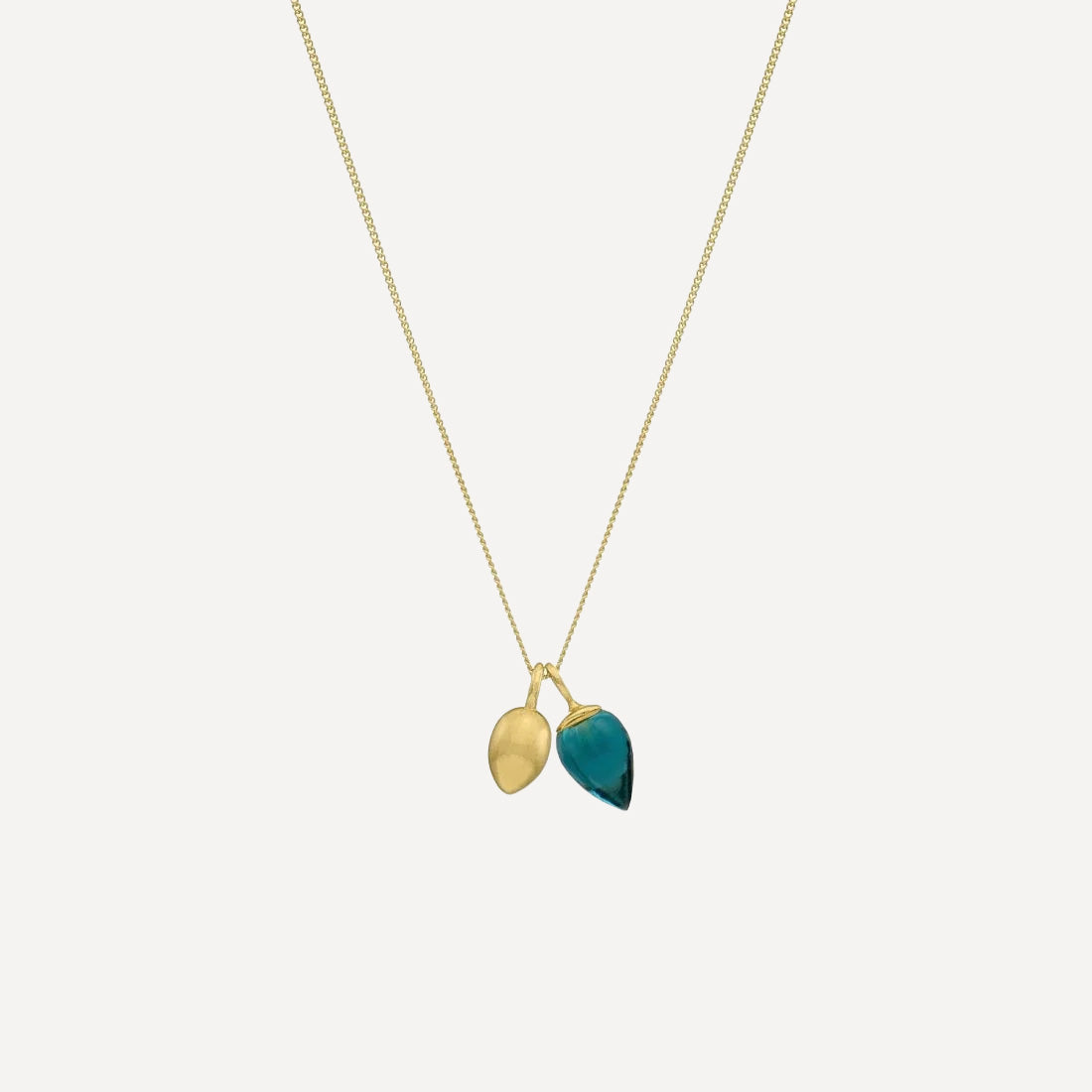 Relic Droplet Charm Necklace