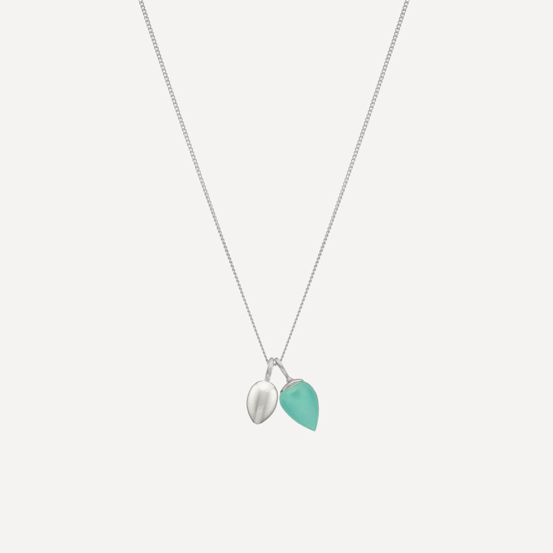 Relic Droplet Charm Necklace
