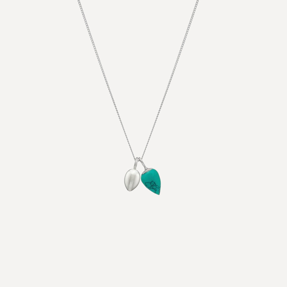 Relic Droplet Charm Necklace