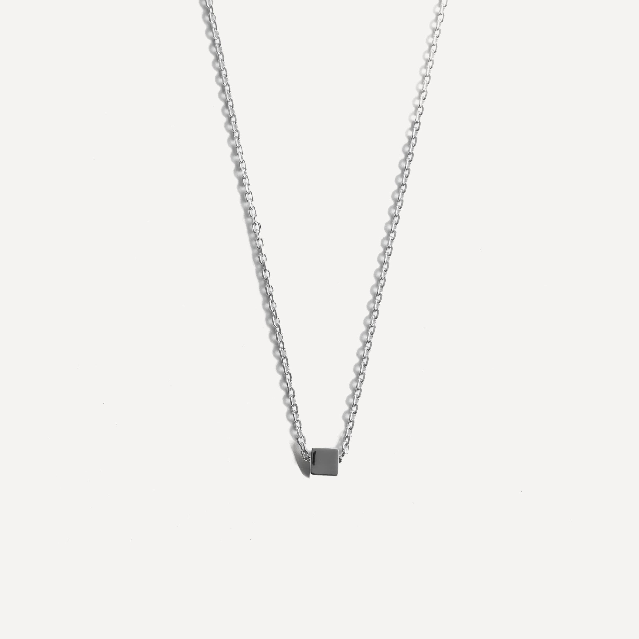 【2plan】24SS★ [LAN ARCHIVE] LAN Wood Cube Necklace 2PLAN