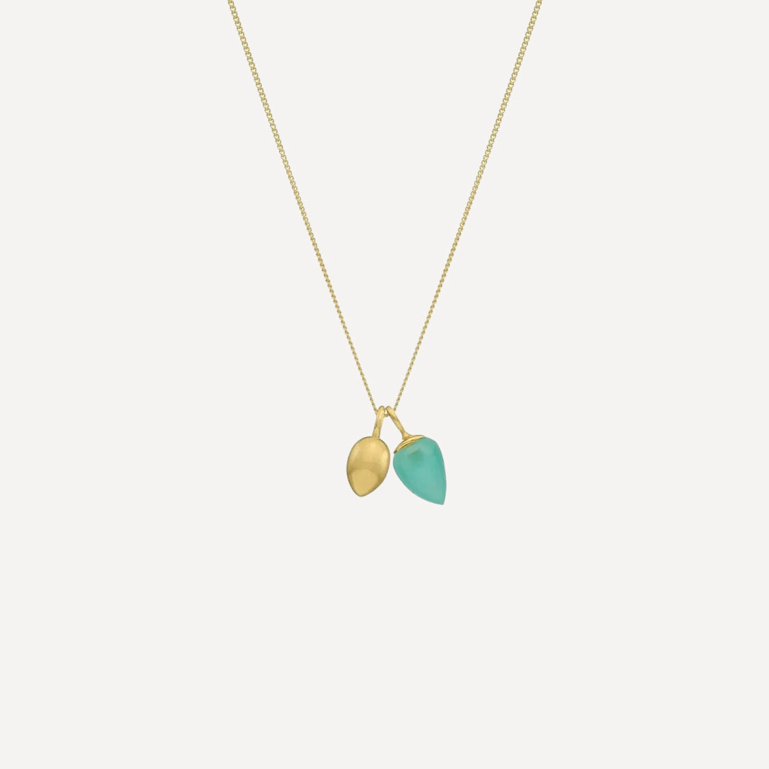 Relic Droplet Charm Necklace