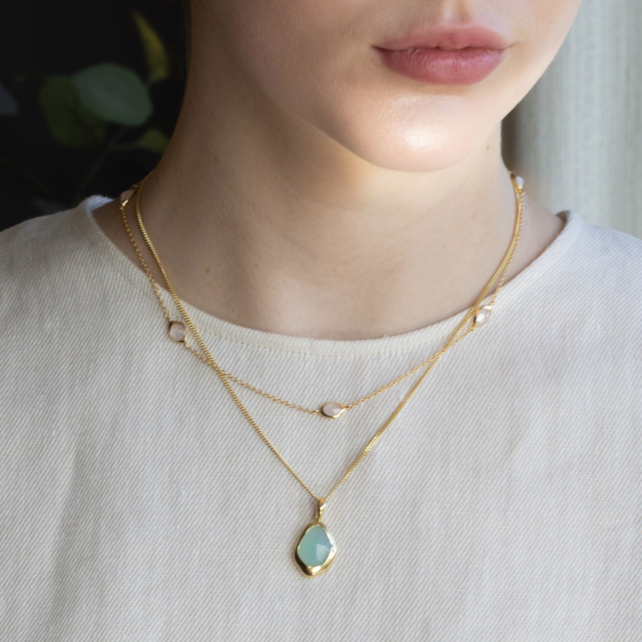 Charm features a sparkling, handcut natural gemstone and is crafted from sterling silver or 18ct gold vermeil.