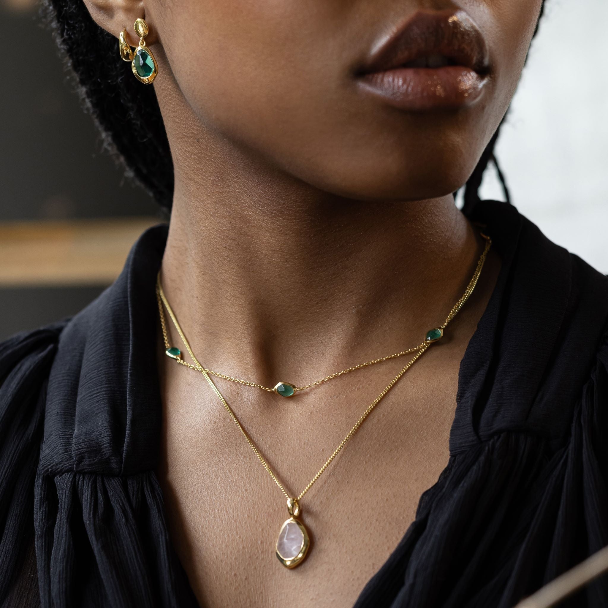 Charm features a sparkling, handcut natural gemstone and is crafted from sterling silver or 18ct gold vermeil.