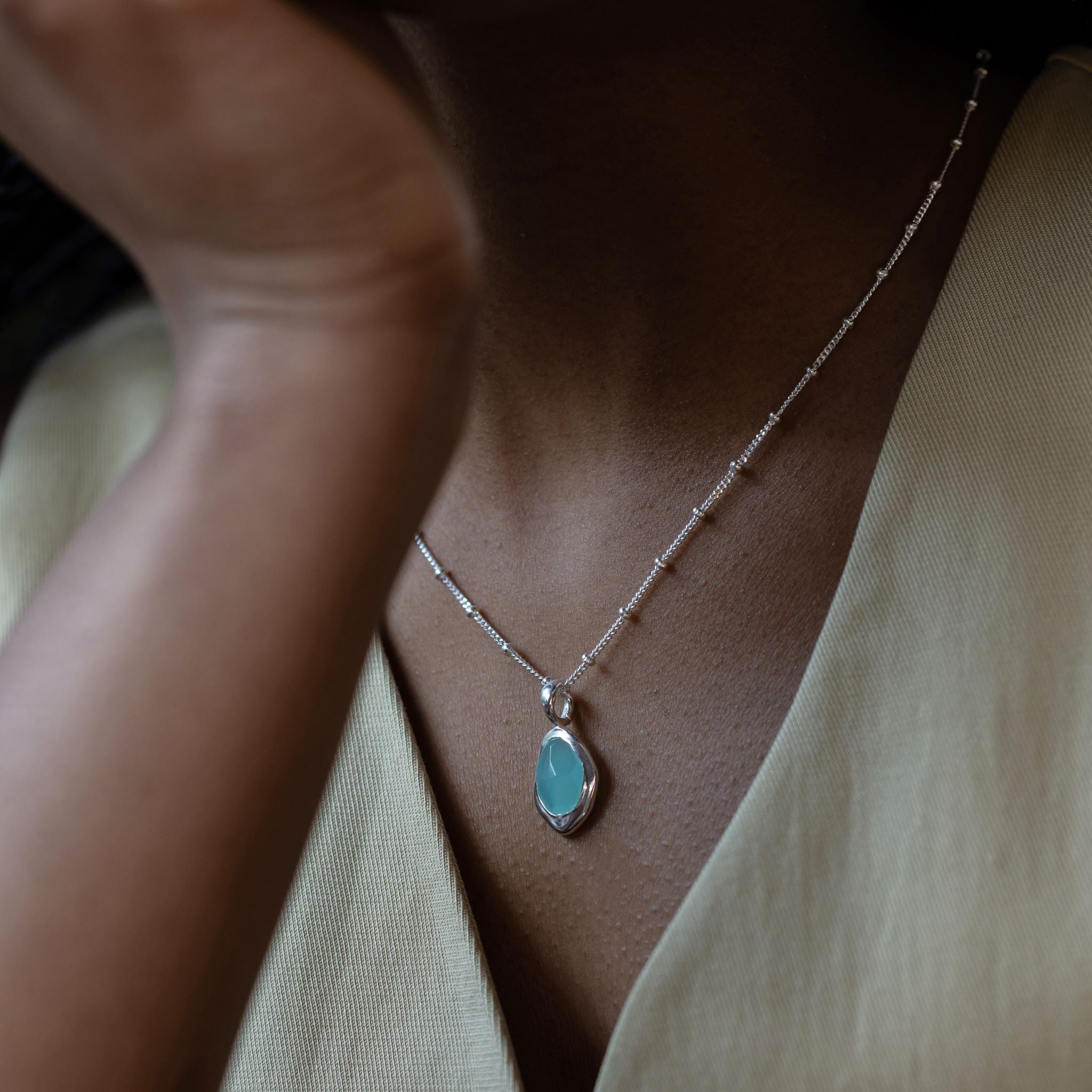 Charm features a sparkling, handcut natural gemstone and is crafted from sterling silver or 18ct gold vermeil.