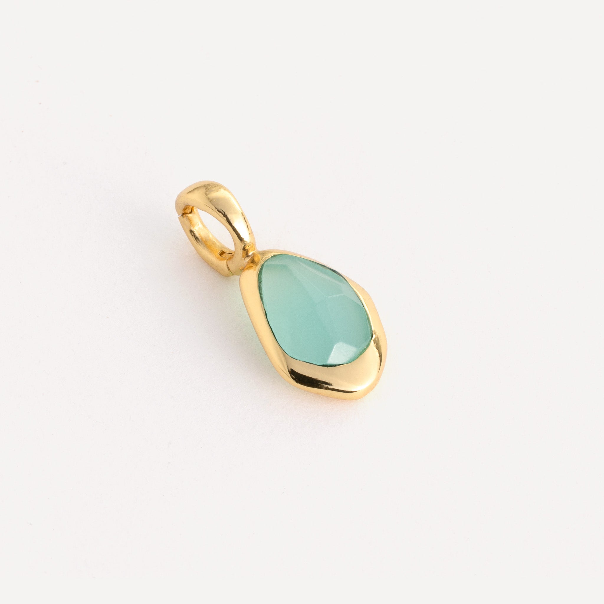 Charm features a sparkling, handcut natural gemstone and is crafted from sterling silver or 18ct gold vermeil.