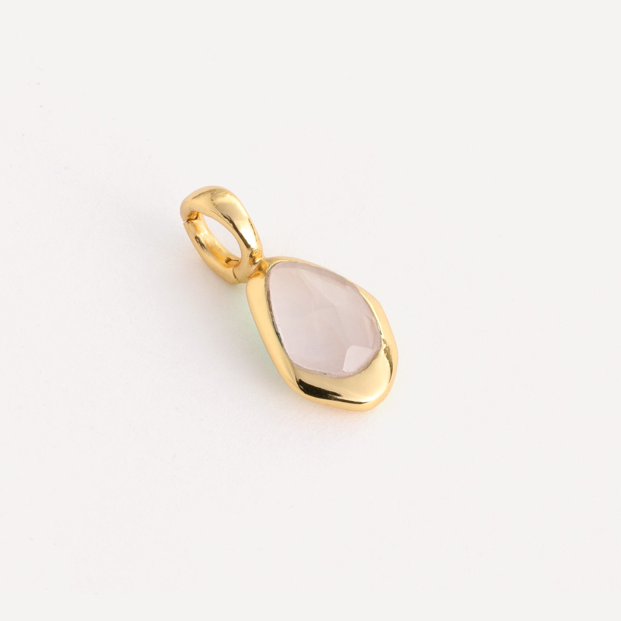 Charm features a sparkling, handcut natural gemstone and is crafted from sterling silver or 18ct gold vermeil.