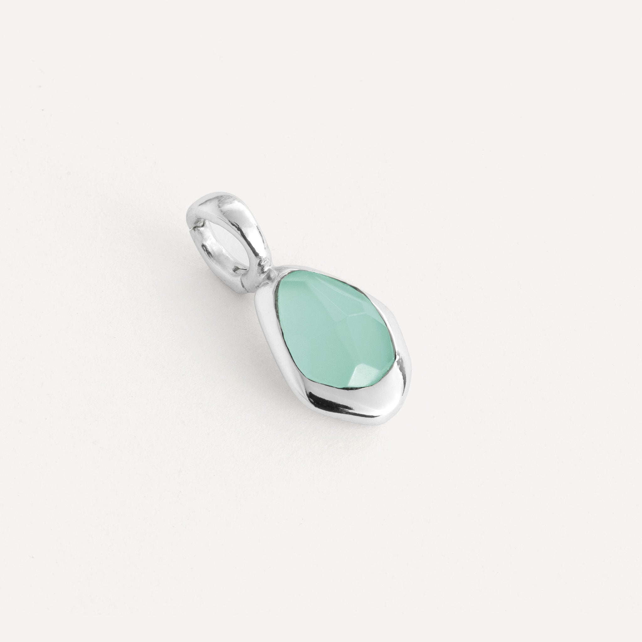 Charm features a sparkling, handcut natural gemstone and is crafted from sterling silver or 18ct gold vermeil.