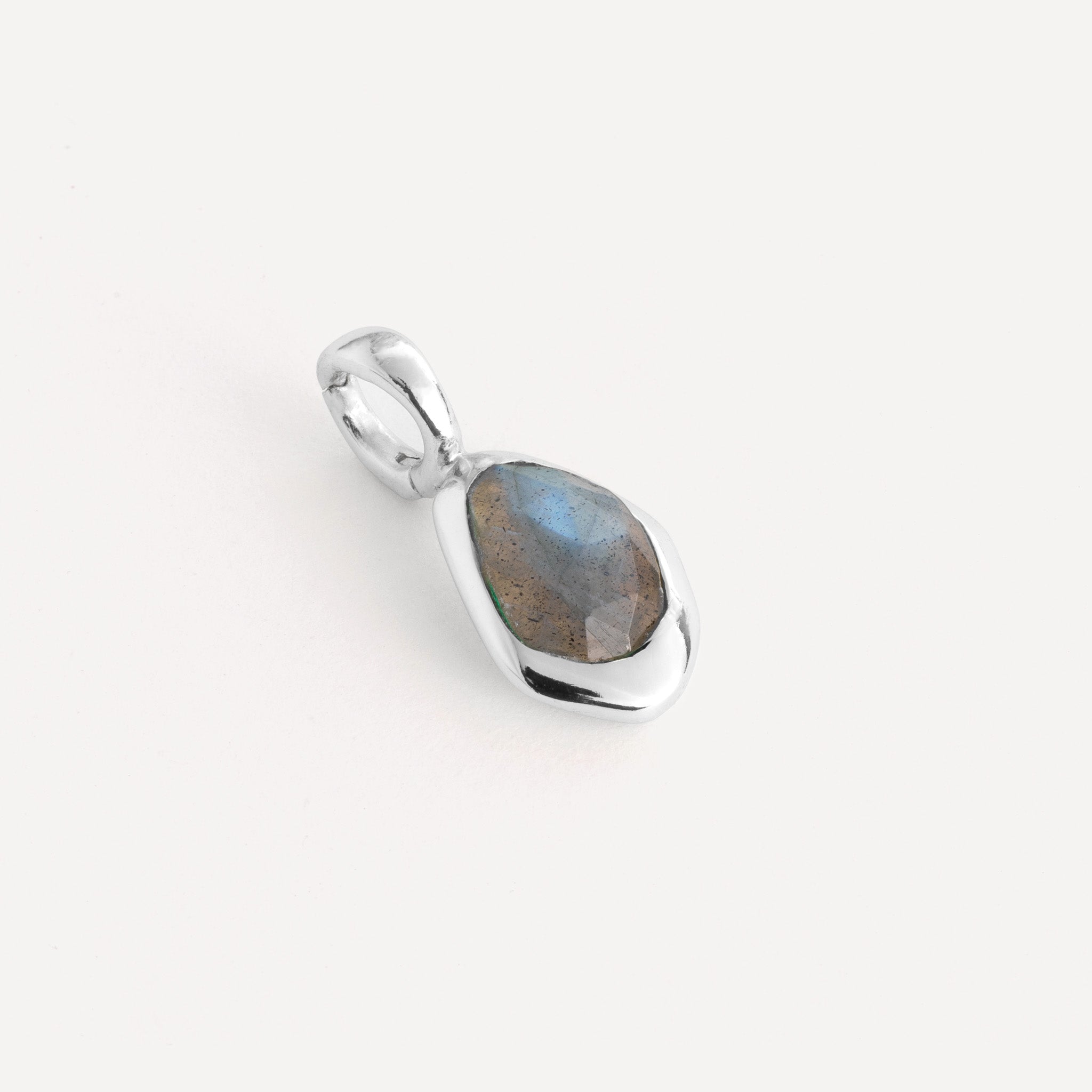 Charm features a sparkling, handcut natural gemstone and is crafted from sterling silver or 18ct gold vermeil.