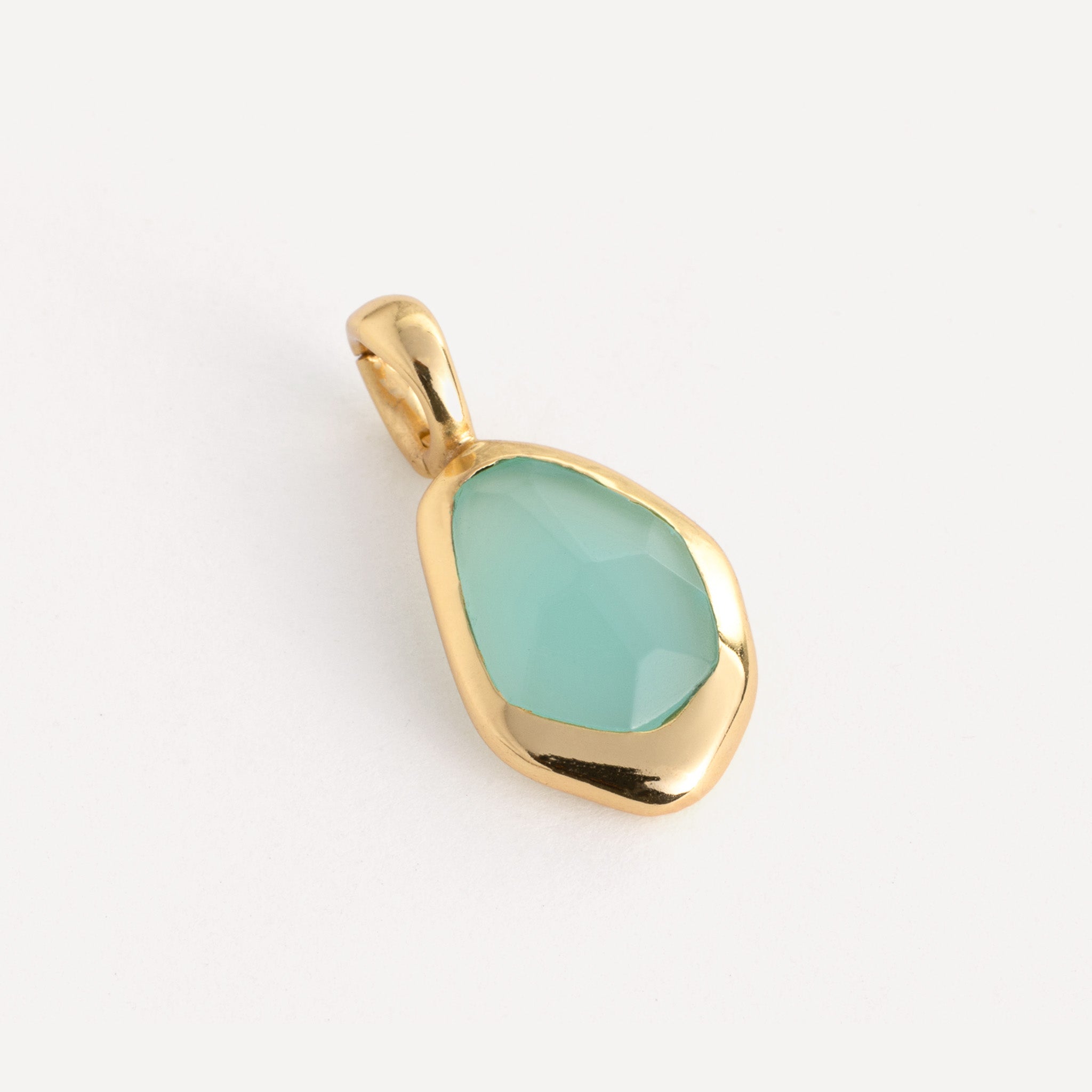 Charm features a sparkling, handcut natural gemstone and is crafted from sterling silver or 18ct gold vermeil.