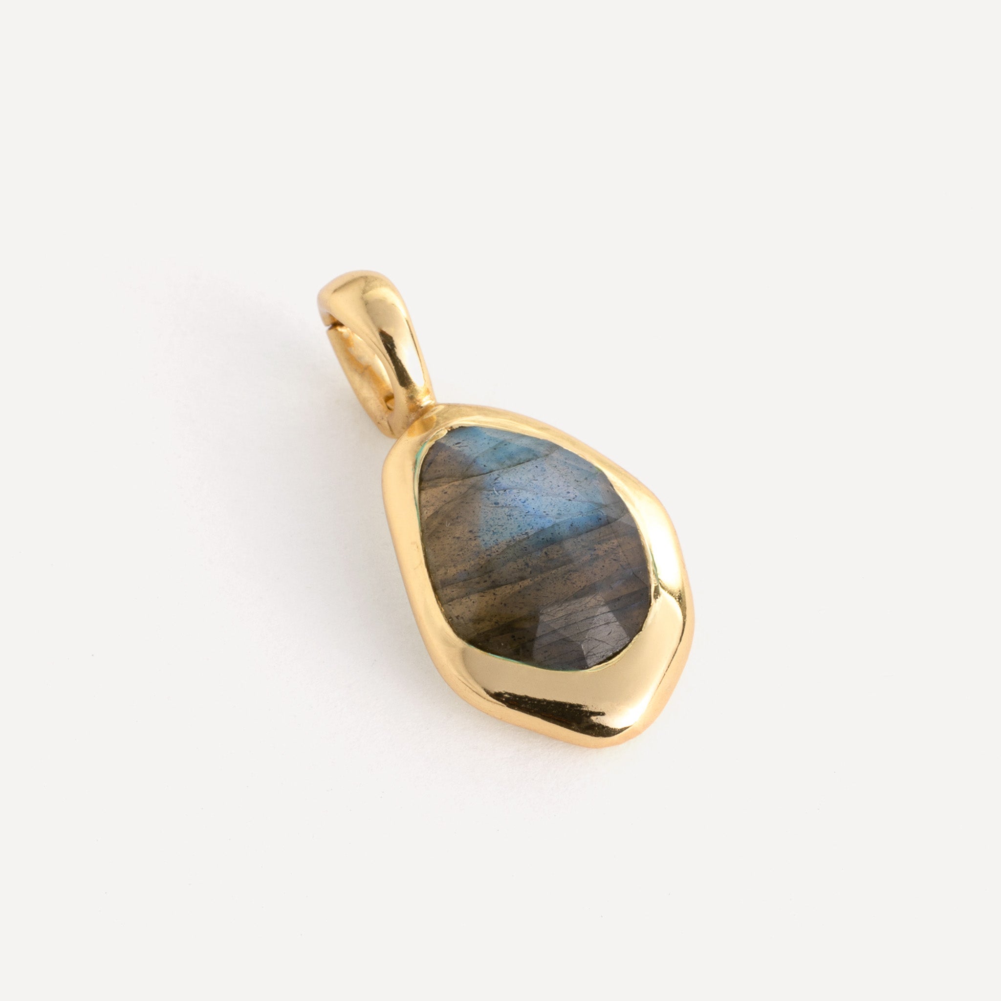 Charm features a sparkling, handcut natural gemstone and is crafted from sterling silver or 18ct gold vermeil.