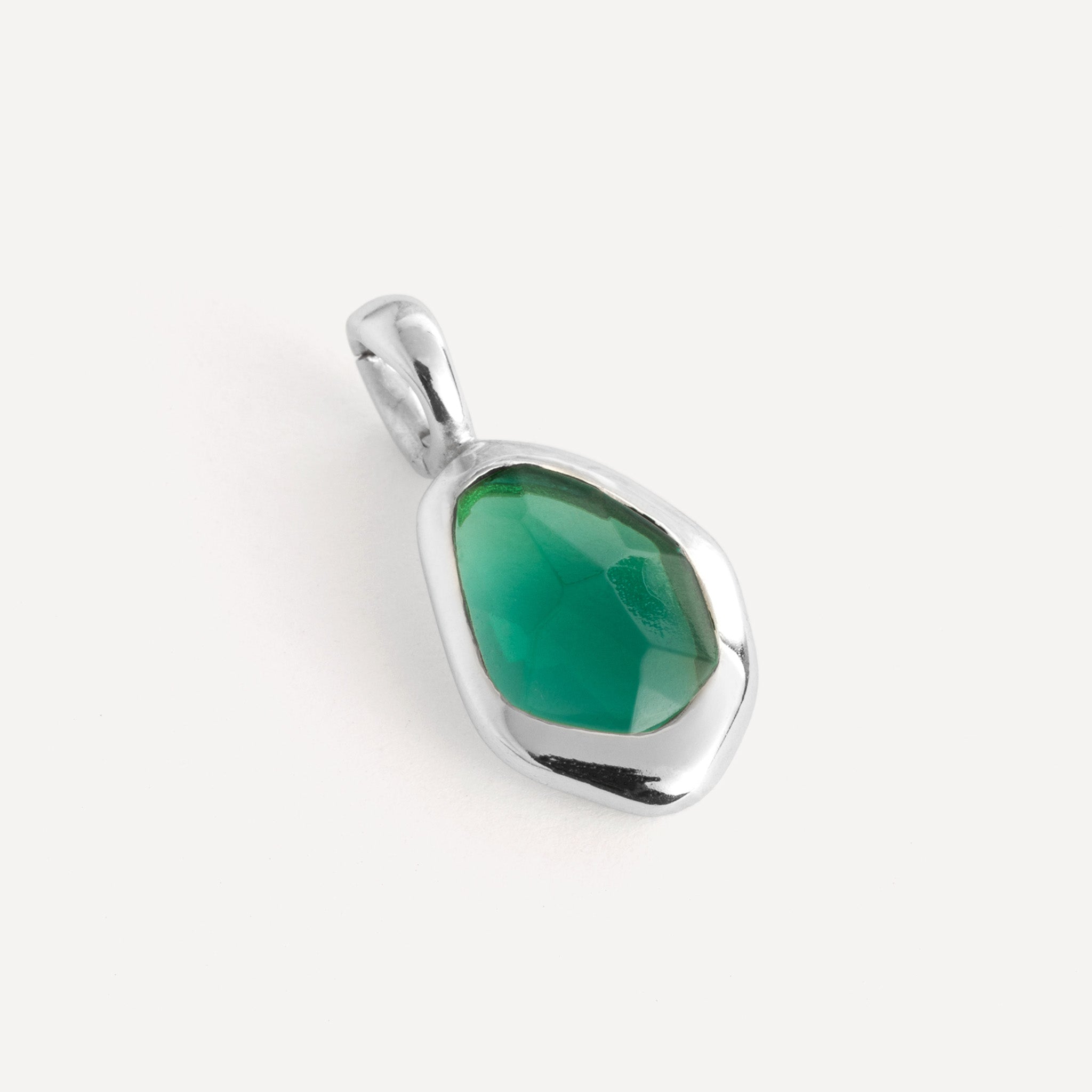 Charm features a sparkling, handcut natural gemstone and is crafted from sterling silver or 18ct gold vermeil.