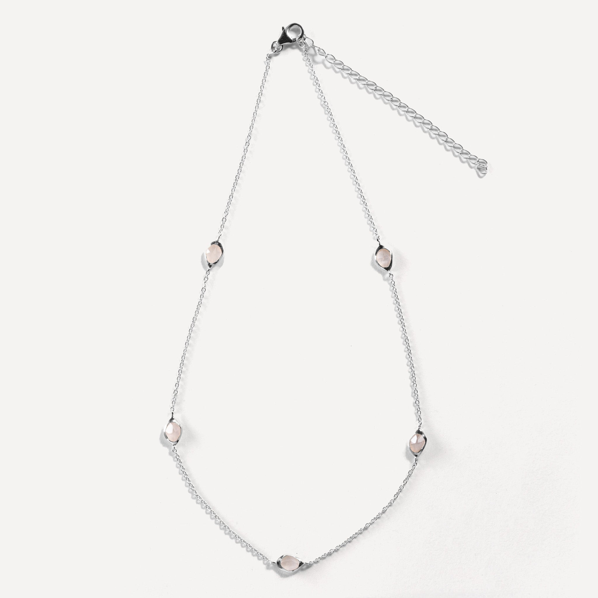 The Stepping Stone necklace features your choice of 8 stunning, natural gemstones - handcut to catch the light with every movement.