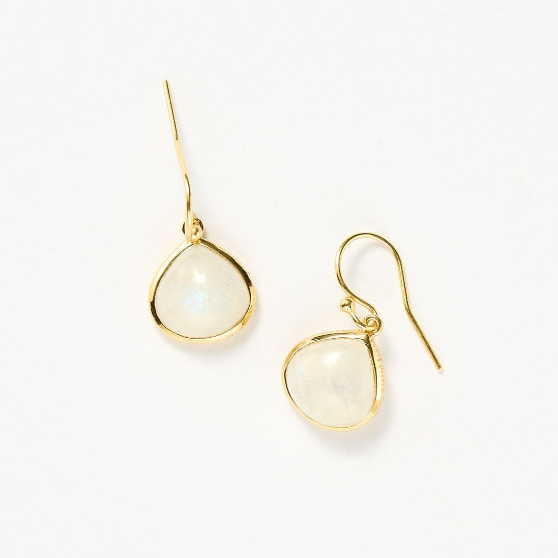 Maldives earrings - Moonstone, Gold 