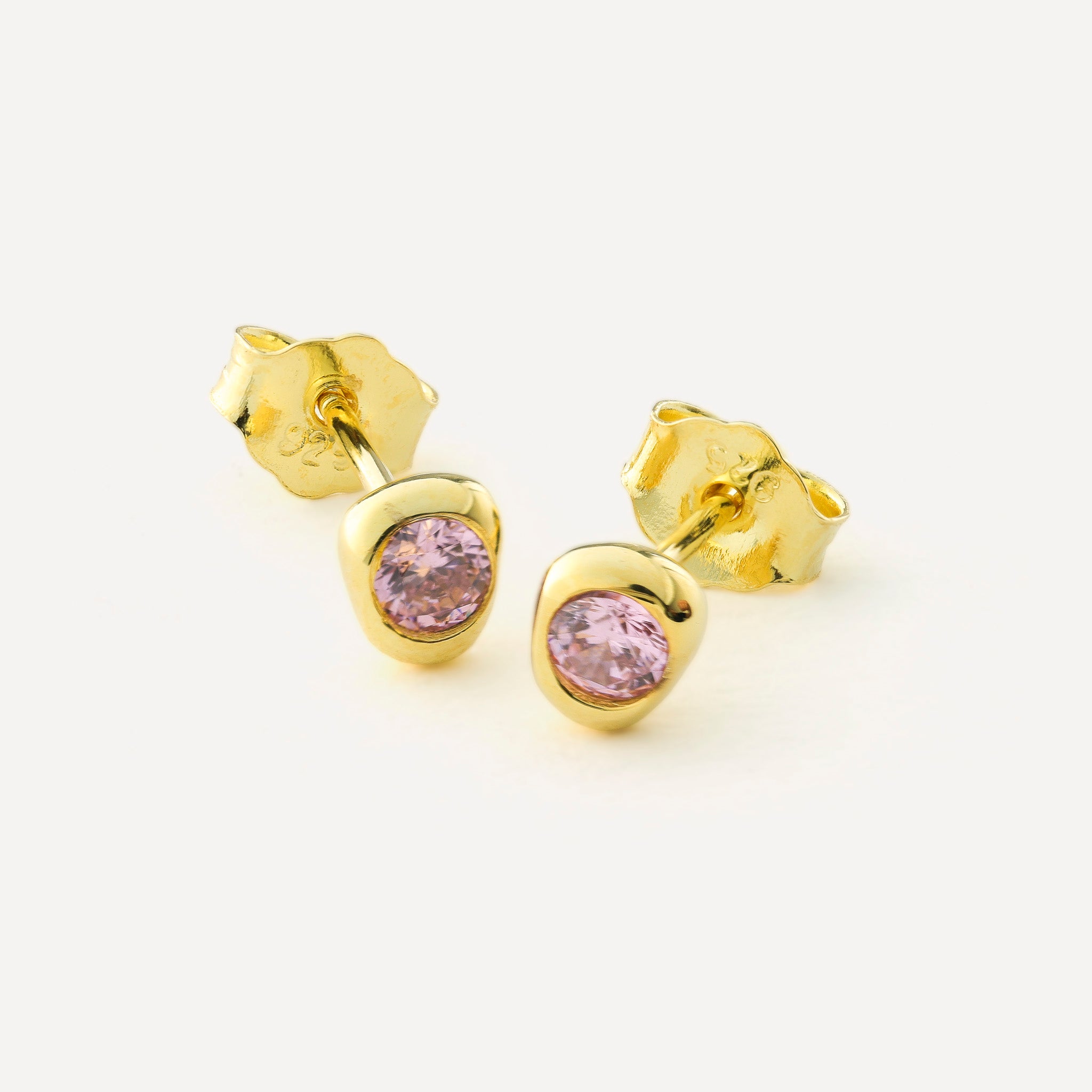 Mini Birthstone Studs