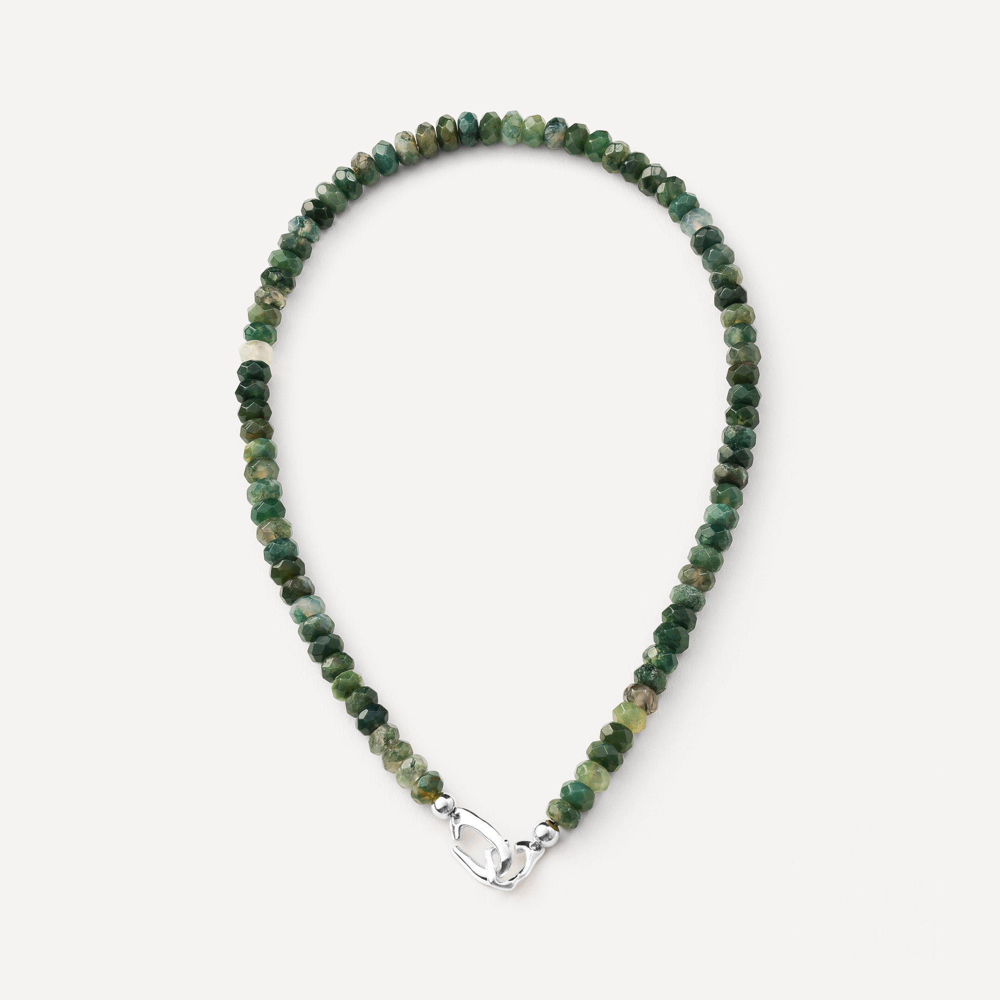 Moss Agate Gemstone Necklace