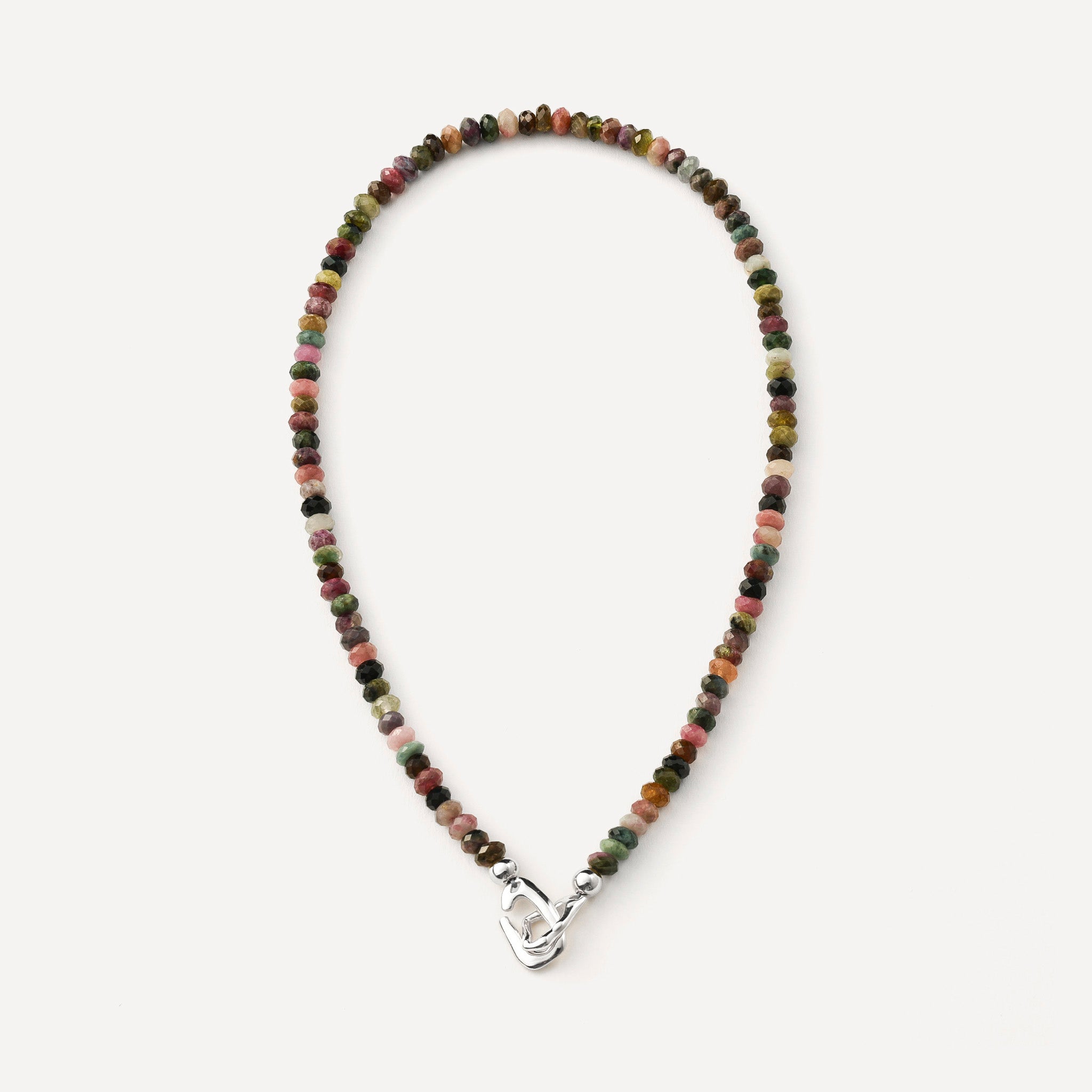 Watermelon Tourmaline Gemstone Necklace