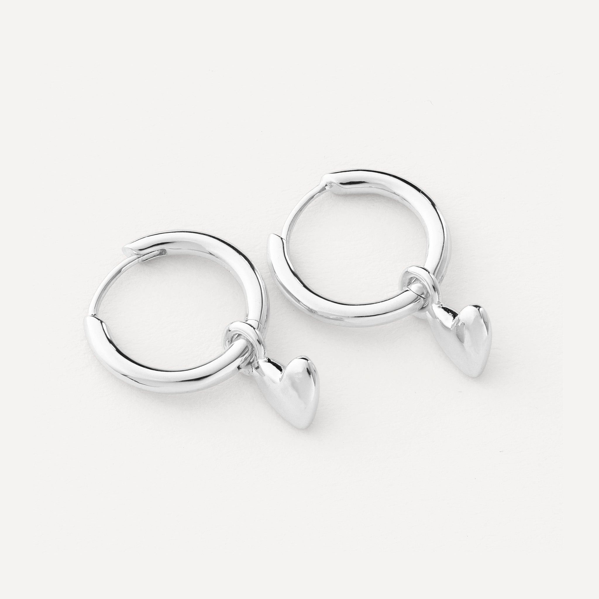 Essential Huggies with Heart Charms