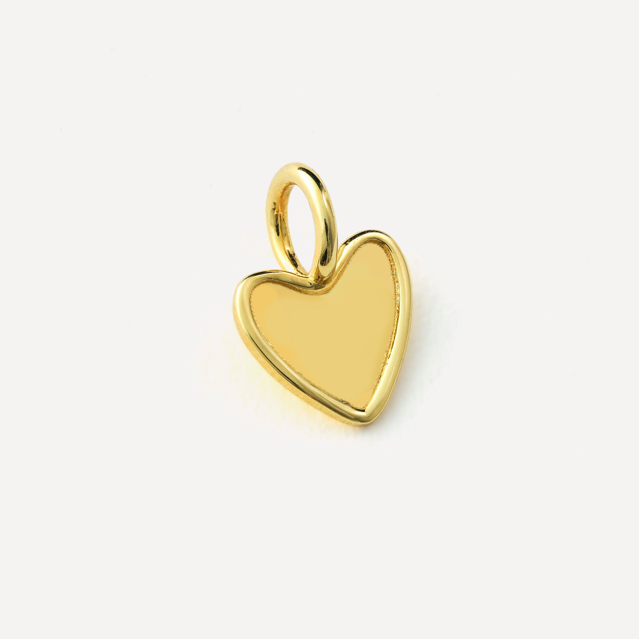 Organic Hand-Stamped Heart