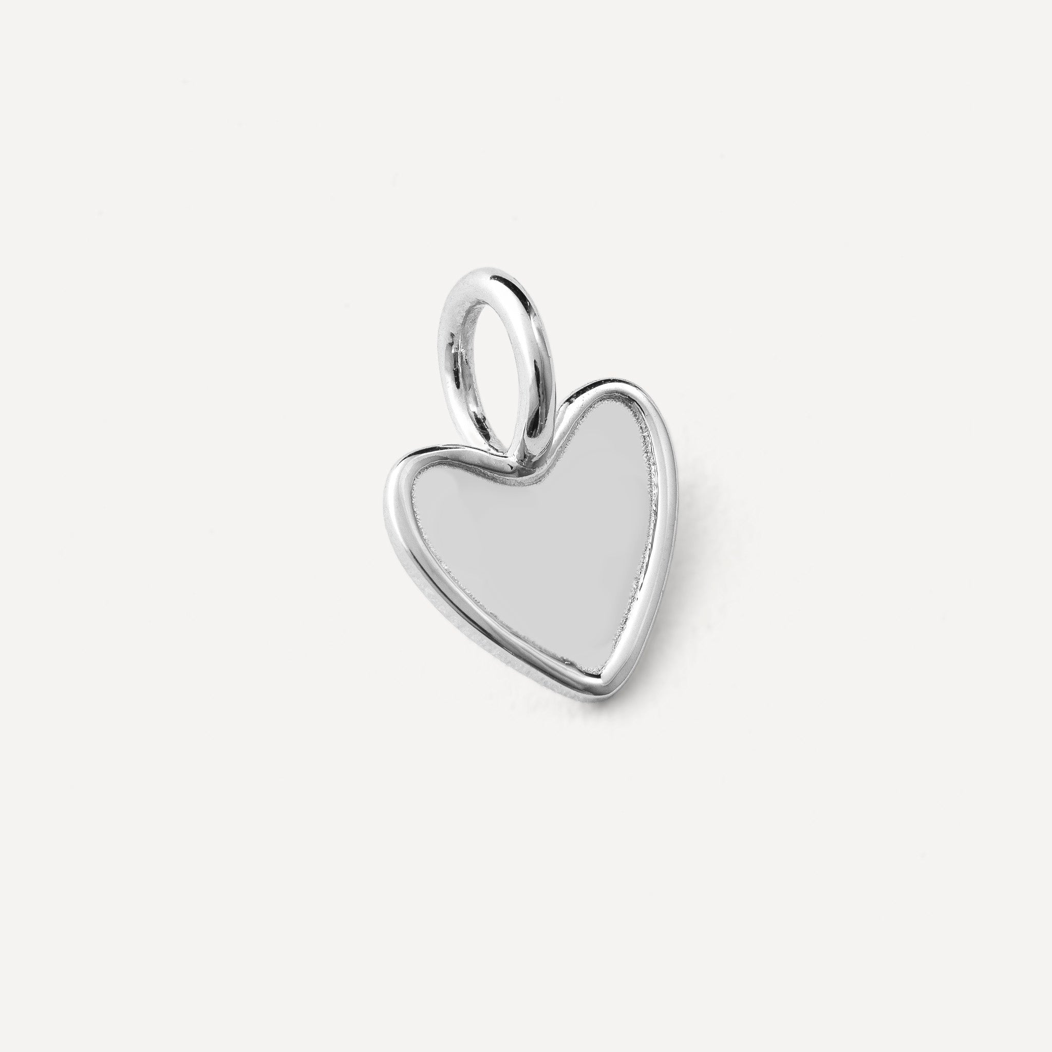 Organic Hand-Stamped Heart