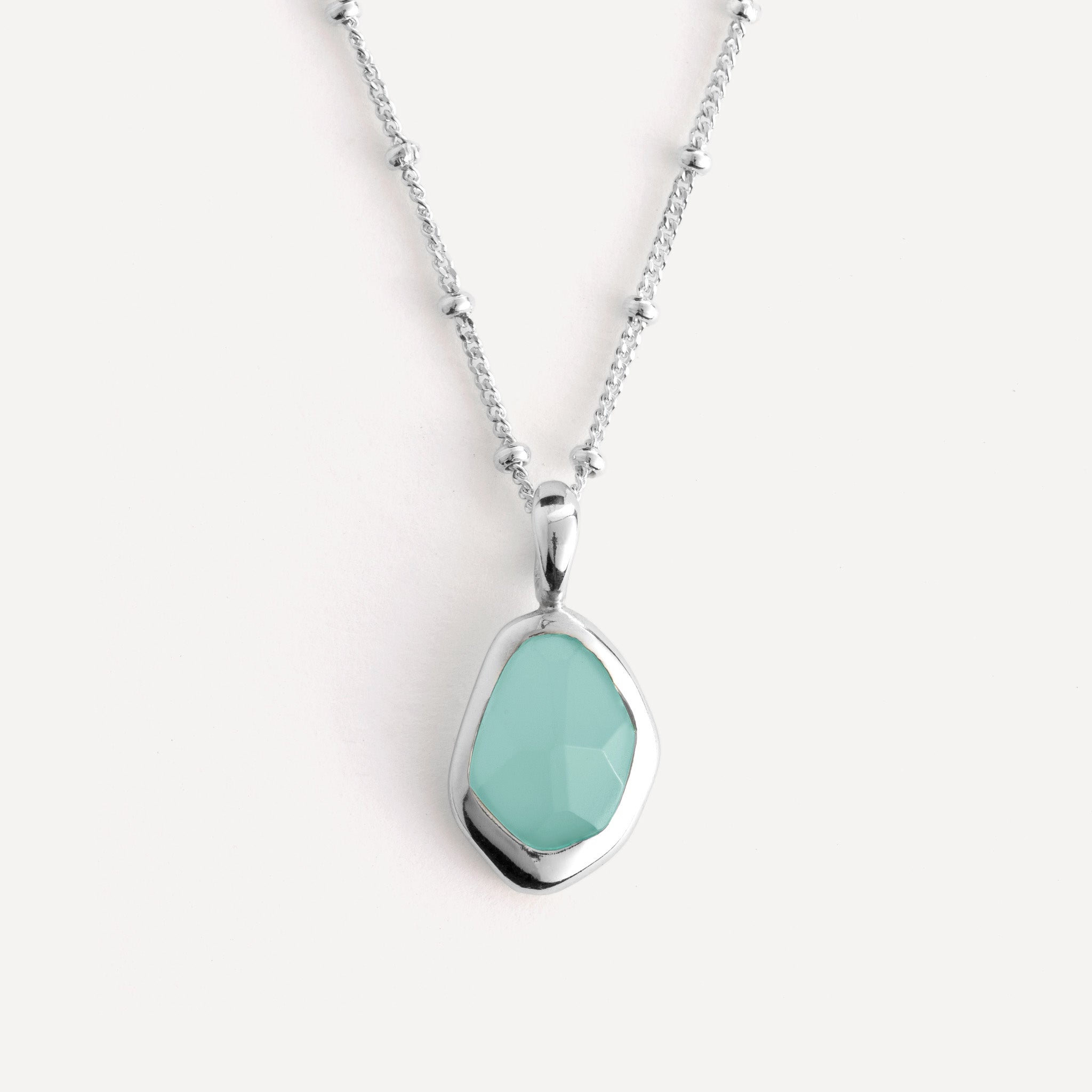 Pendant features a sparkling, handcut natural gemstone and is crafted from sterling silver or 18ct gold vermeil.