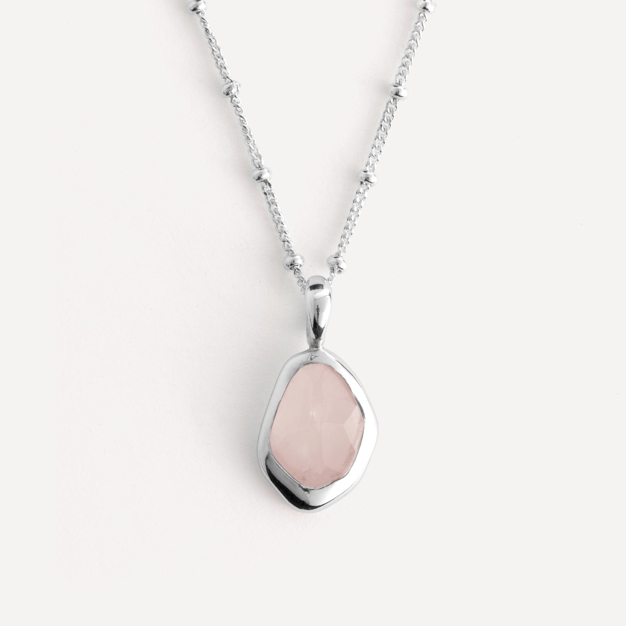 Pendant features a sparkling, handcut natural gemstone and is crafted from sterling silver or 18ct gold vermeil.
