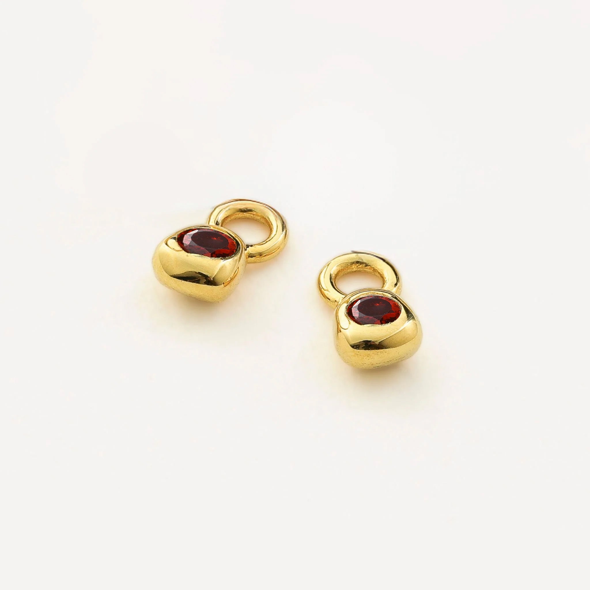 Mini Birthstone Huggie Charms