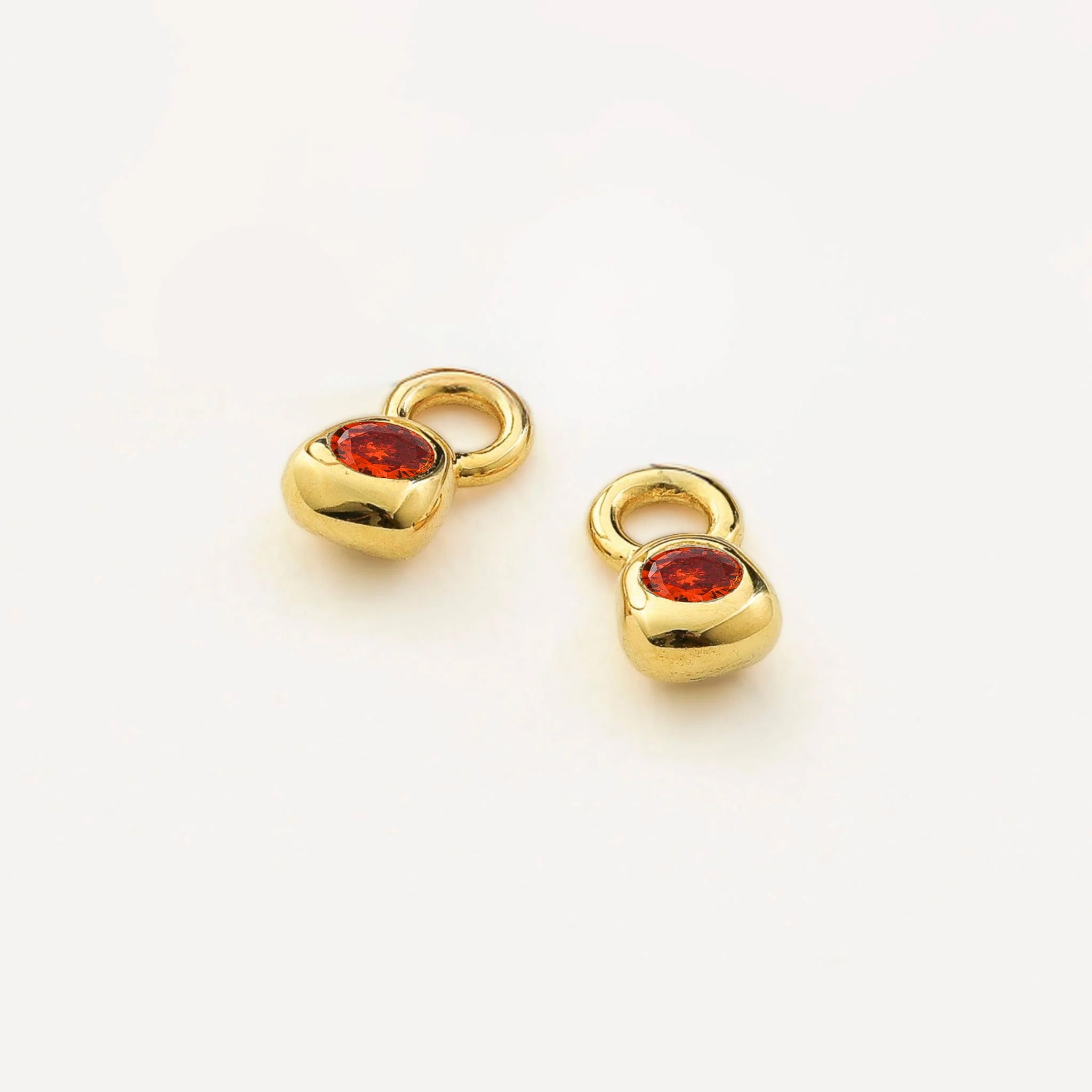 Mini Birthstone Huggie Charms