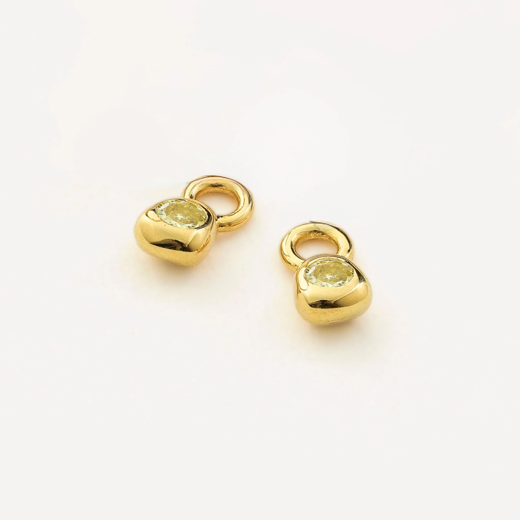Mini Birthstone Huggie Charms