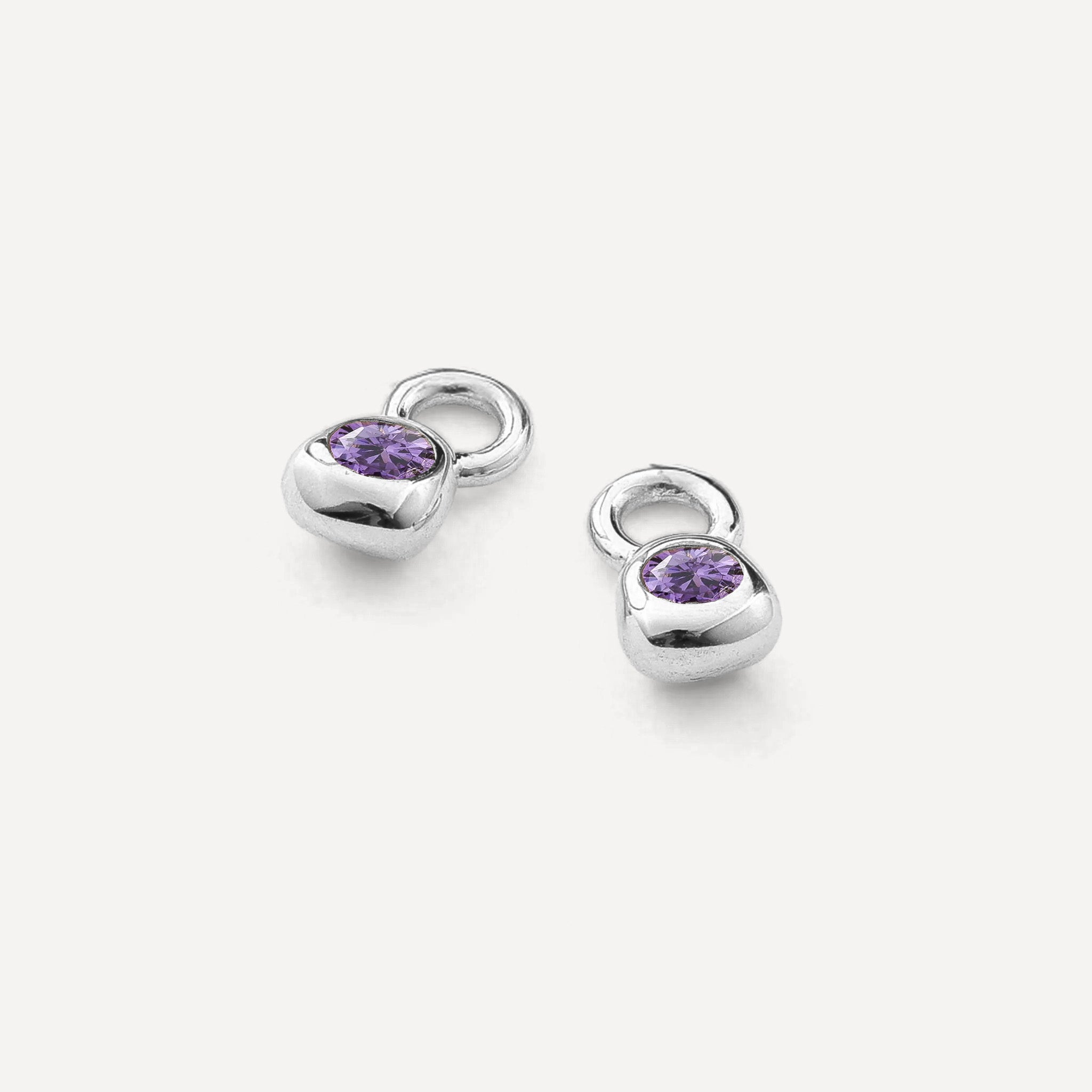 Mini Birthstone Huggie Charms