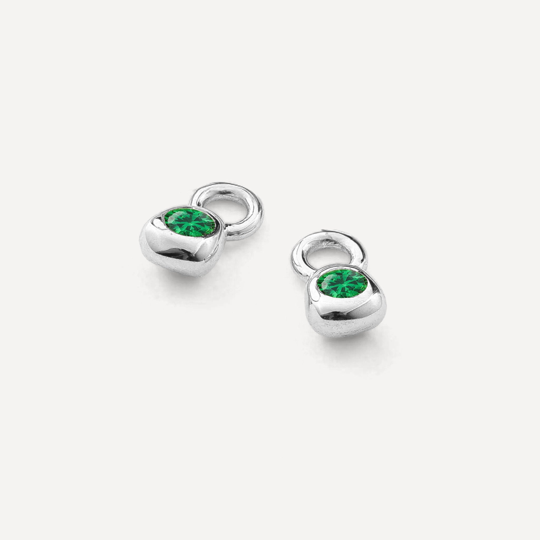 Mini Birthstone Huggie Charms