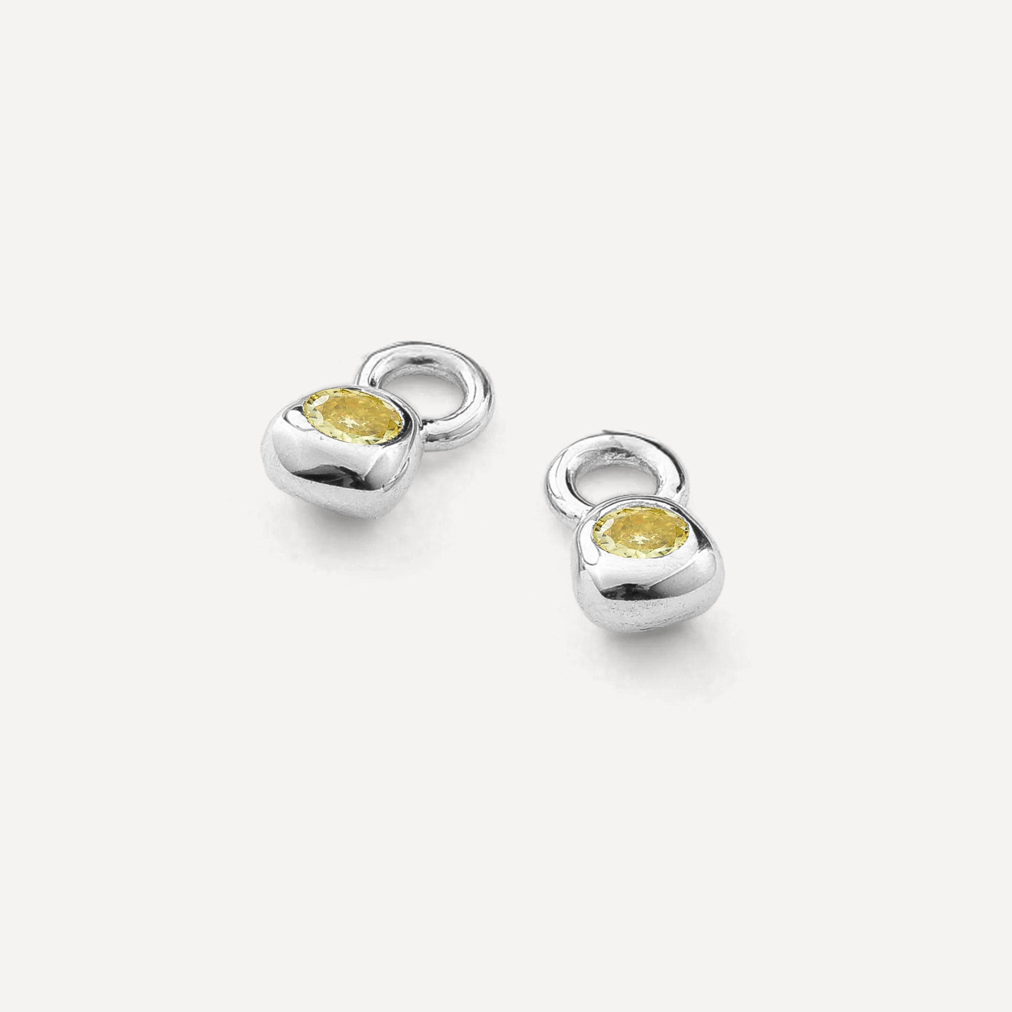Mini Birthstone Huggie Charms