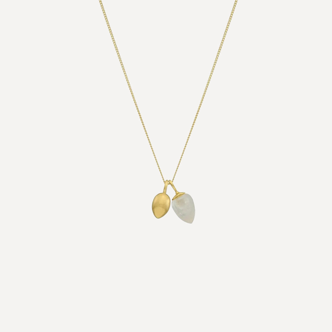 Relic Droplet Charm Necklace